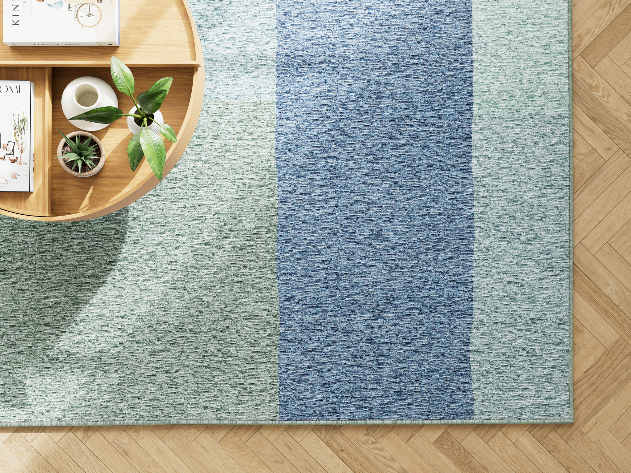 シェリーページ Shelly Washable Rug – Easy‑Care, Modern Style