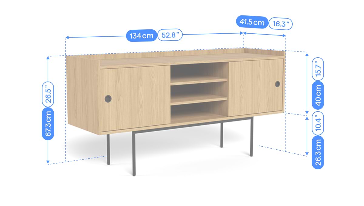 Mensa Credenza – Modern Storage, Practical Design