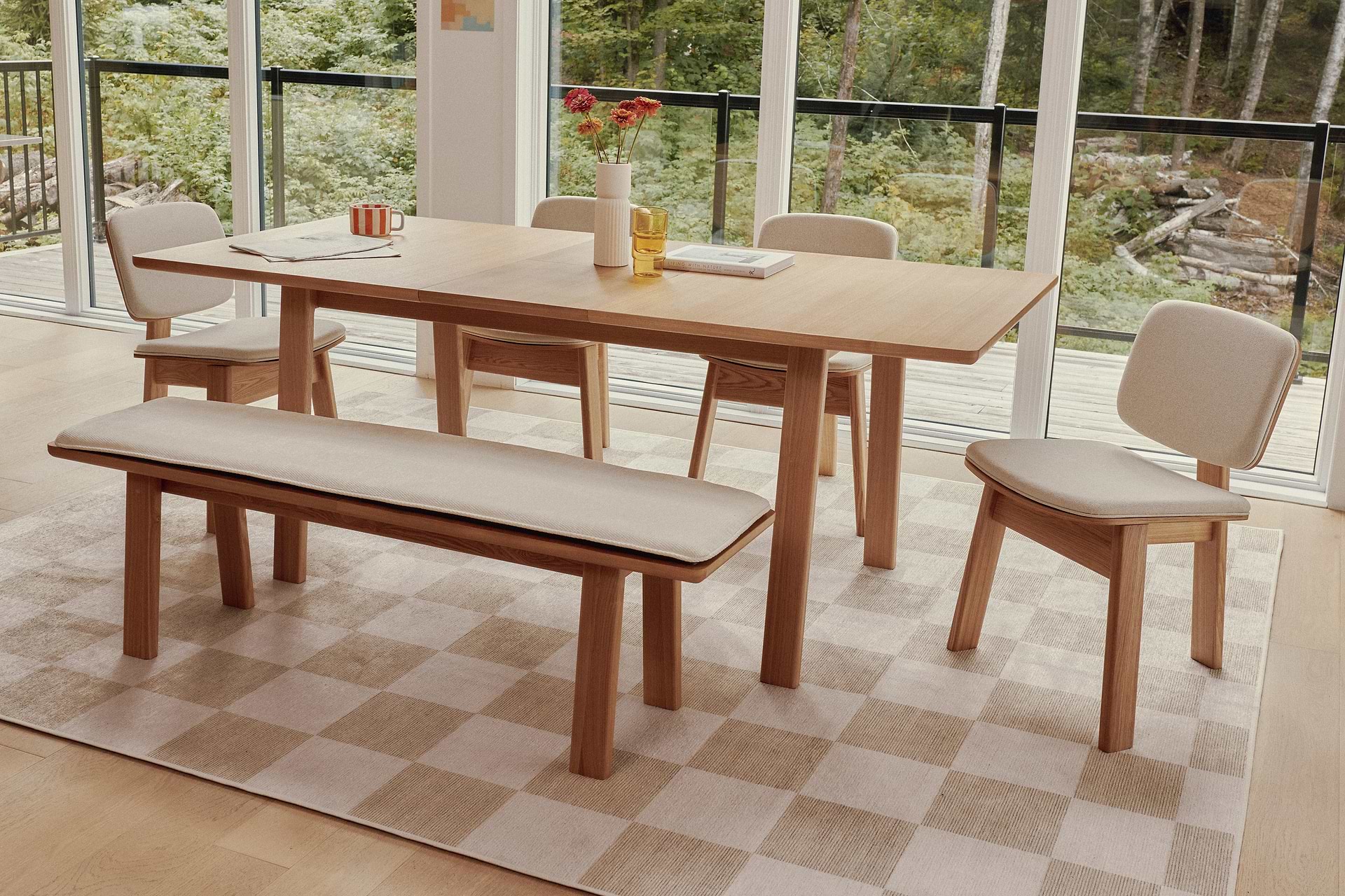 Vela & Ushi Extendable Dining Set