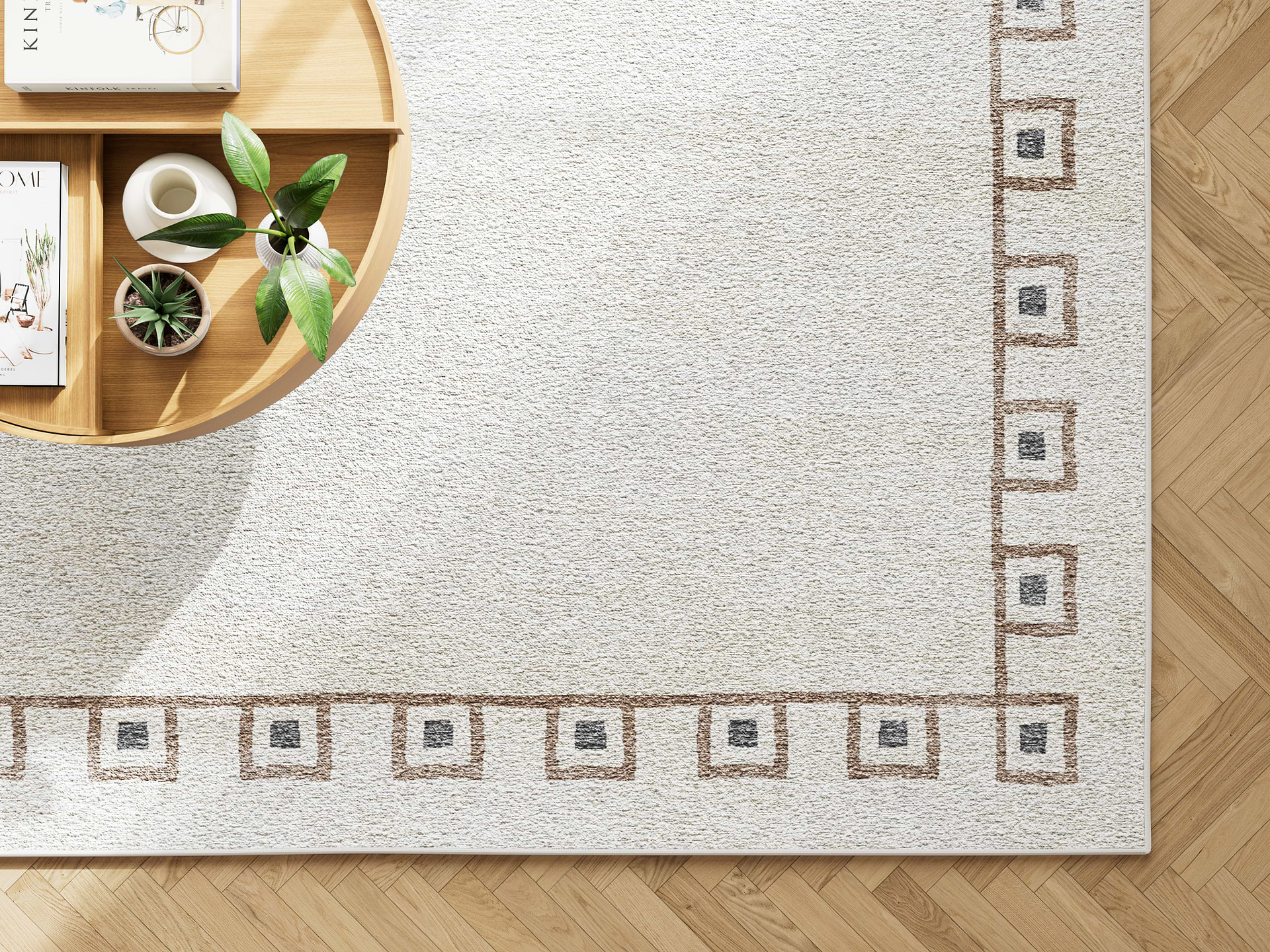 Yas Rug top view