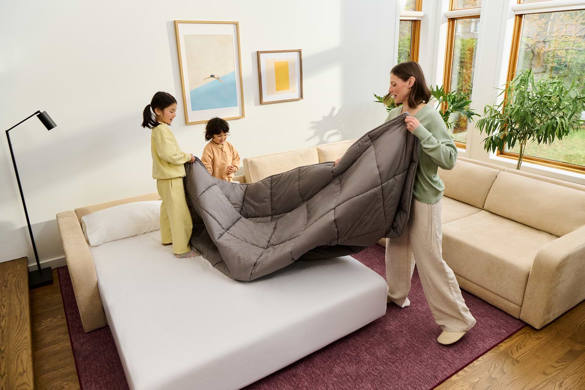 Modern home accessories and soft furnishings